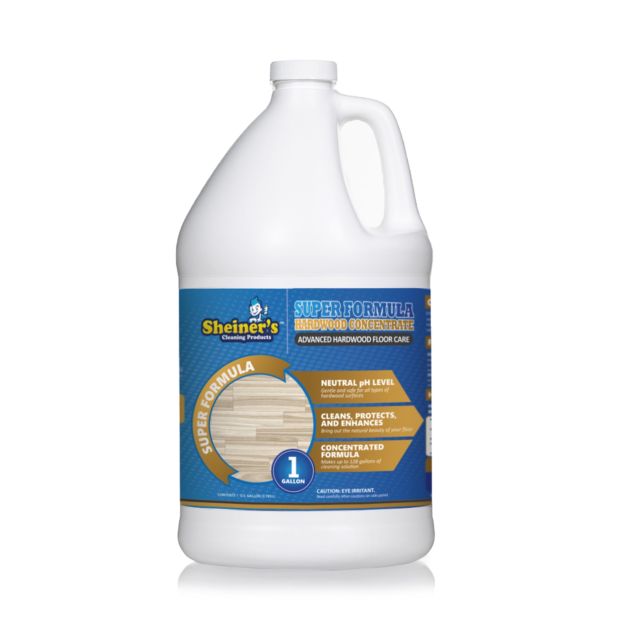 Sheiner's Hardwood Floor Cleaner Super Formula Concentrate for Deep Cleaning of Wood, Laminate, Natural and Engineered Flooring
